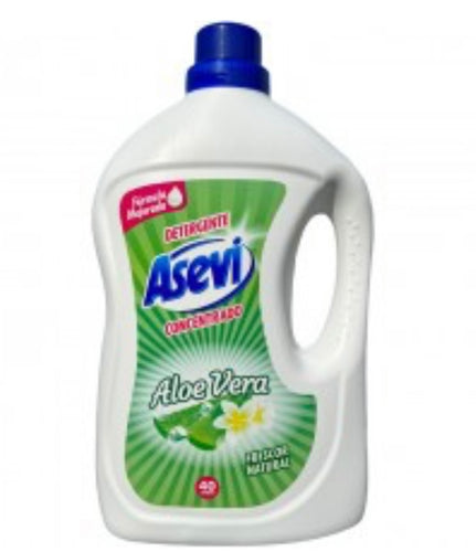 Asevi Detergent Wash Gel 40 Wash 2.4 Litre - Aloe Vera - scentaholic.uk