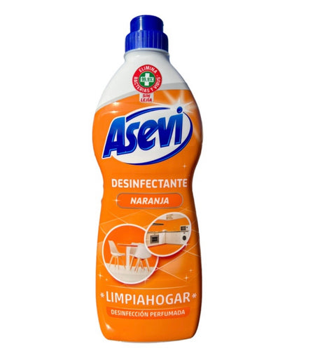 Asevi Orange Floor & Surface Cleaner Disinfectant 1.1L Naranja - scentaholic.uk