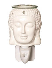 Load image into Gallery viewer, Wax Melt Burner Plug In - Ceramic Buddha - scentaholic.uk
