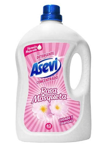 Asevi Detergent Wash Gel Rosa Mosqueta 3 Litre Concentrated - scentaholic.uk
