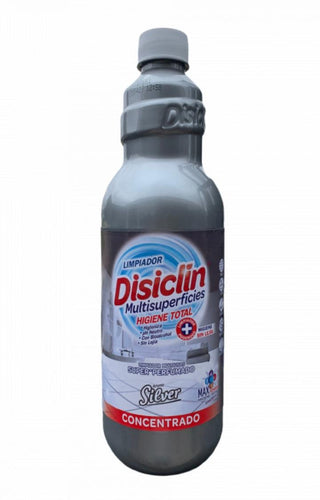 Disiclin Concentrated Floor & Multisurface Cleaner 1 Litre - Silver - scentaholic.uk