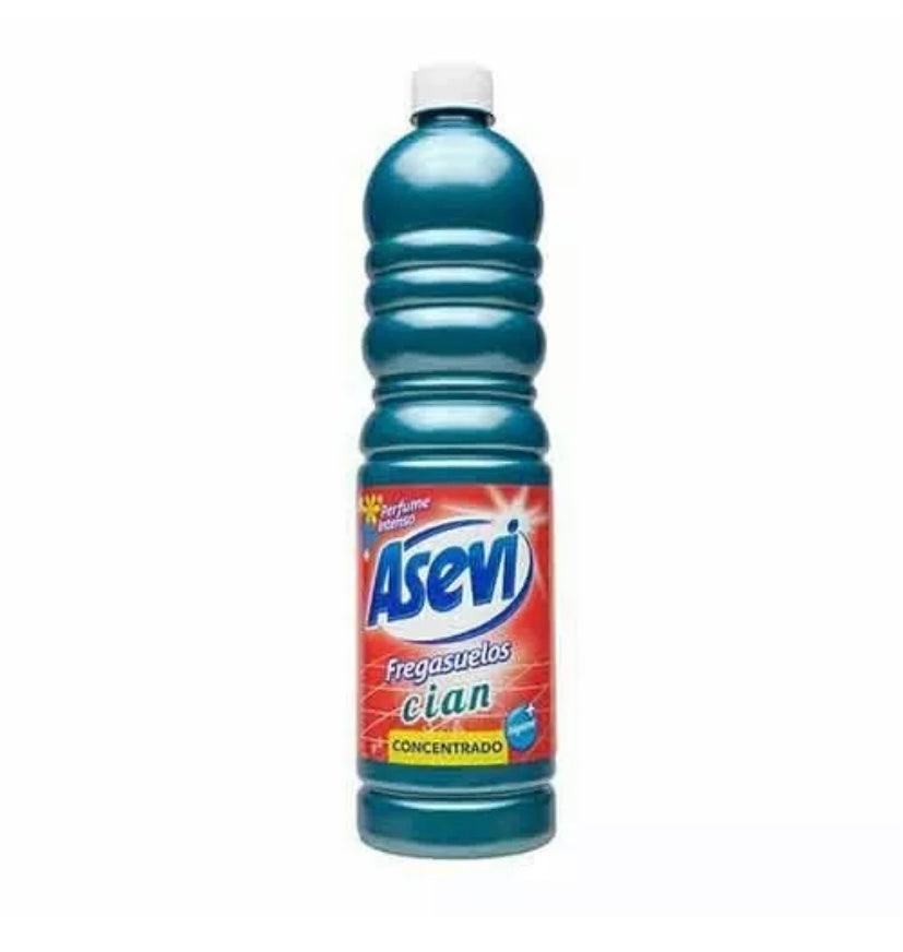 Asevi Floor Cleaner Concentrated - 1L - Blue Cian - scentaholic.uk