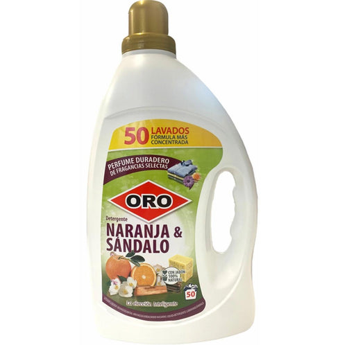 Oro Laundry Detergent 50 Wash 2.5L - Orange & Sandalwood - scentaholic.uk