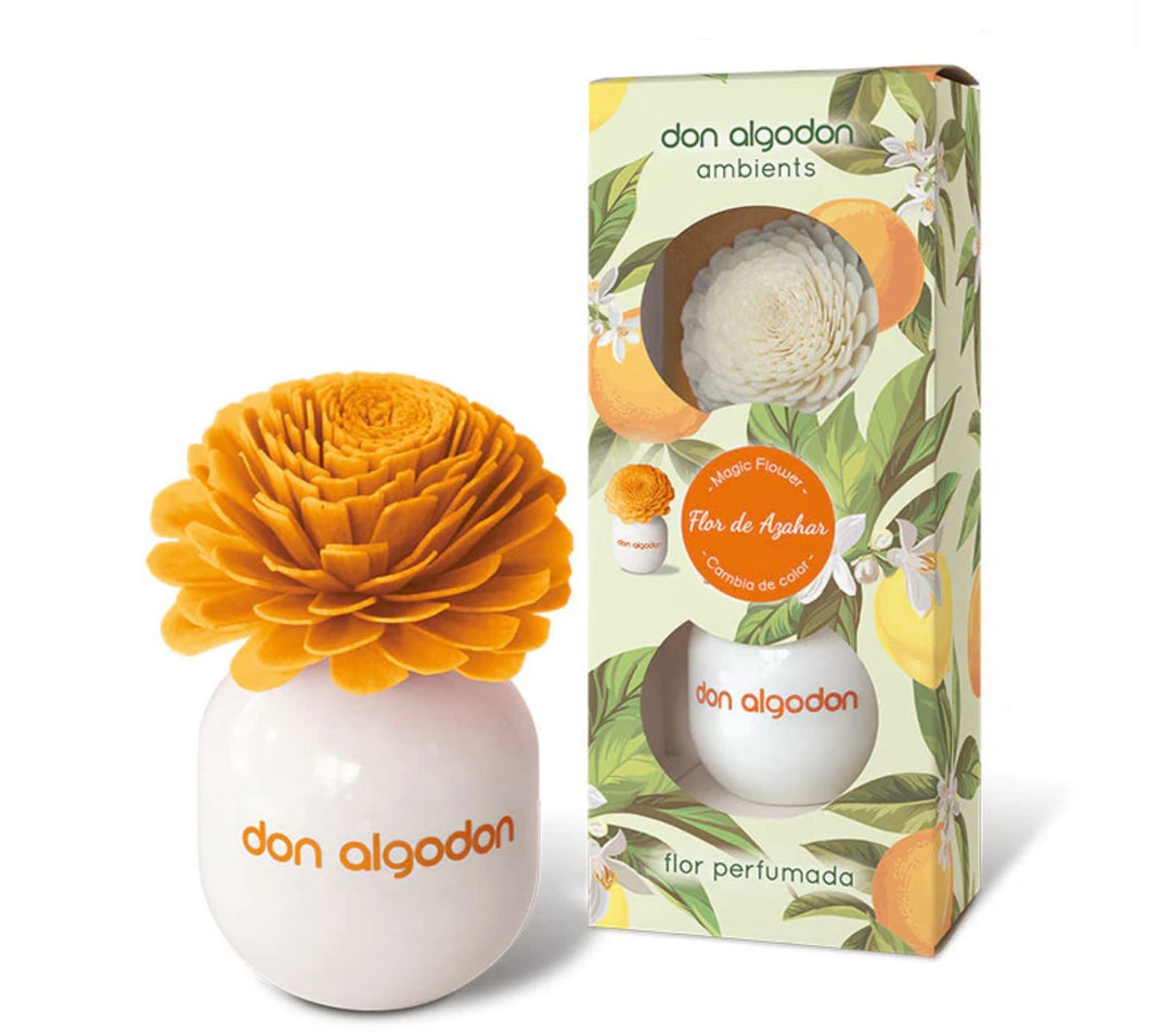 Don Algodon Deluxe Flower Diffuser - Orange Blossom - scentaholic.uk